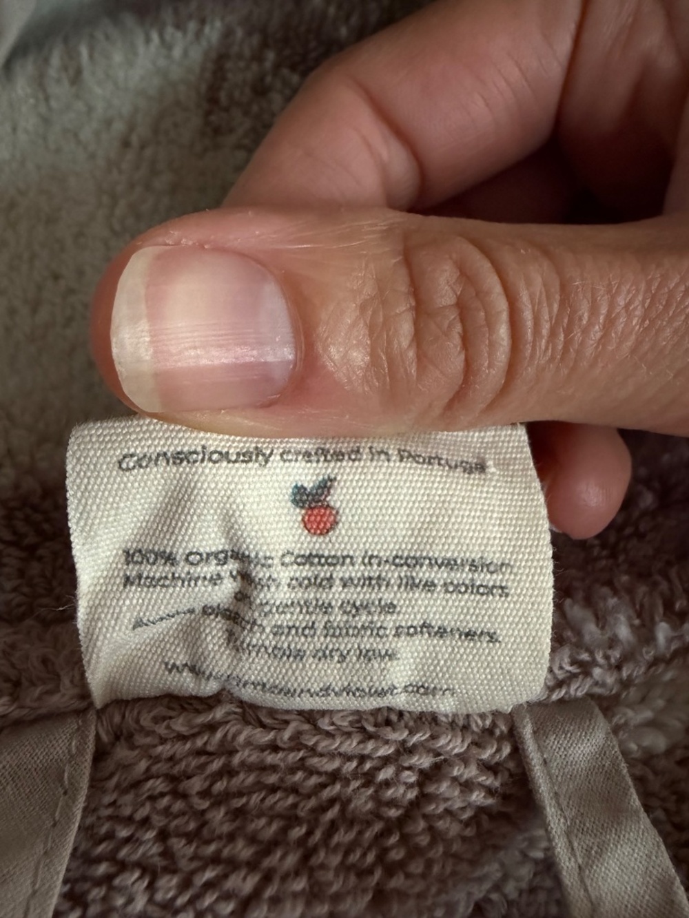 Timo & Violet Organic Cotton Robe - Picture 5 of 7